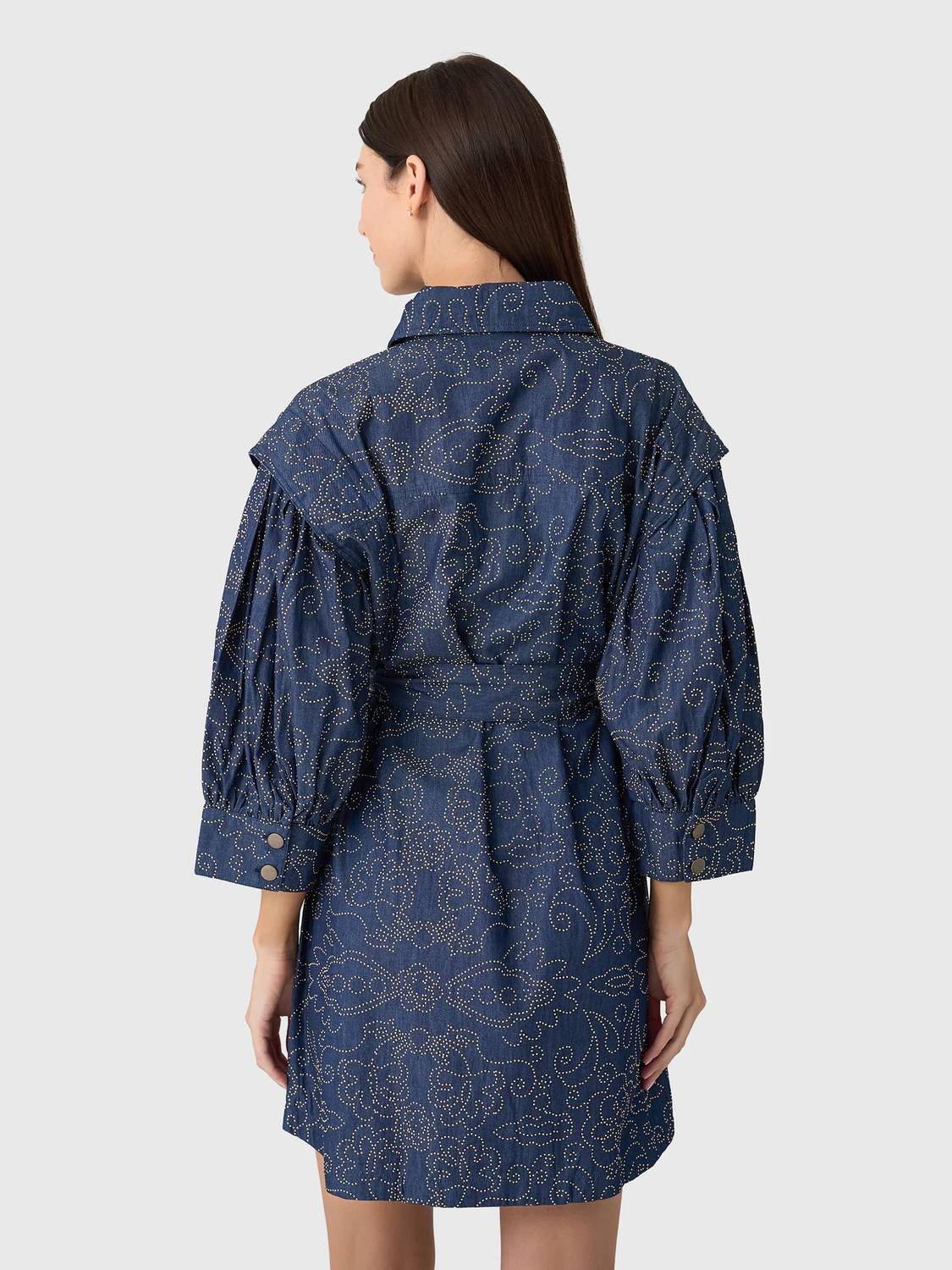 Never A Wallflower - Denim Dress