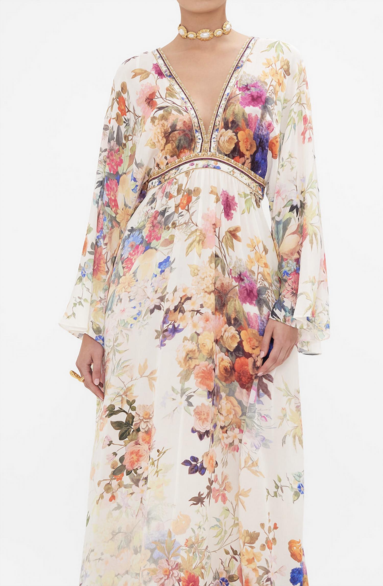Camilla - Gathered Kimono Dress