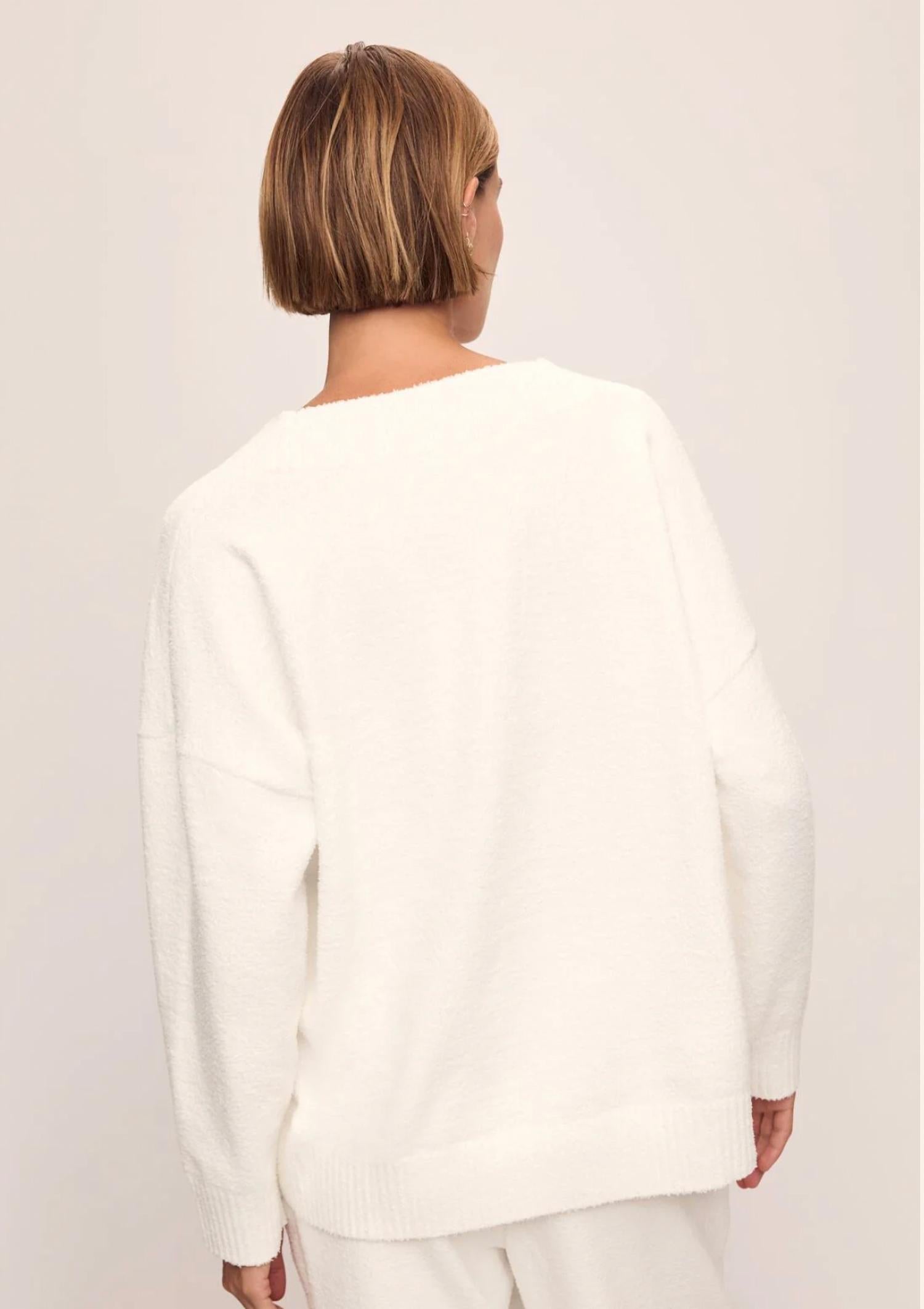 Eberjey - Boucle V-neck Sweater