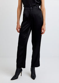 Bella Dahl Beaded Piping Trousers in black - women's pants - view 4