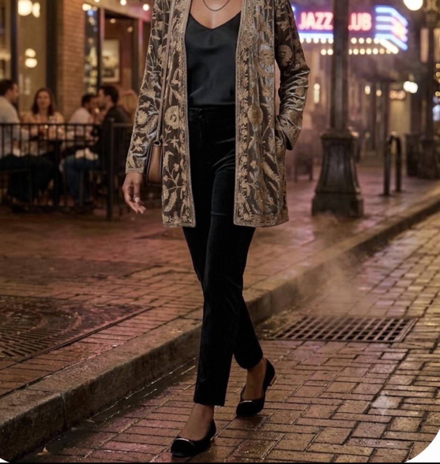 Seventy - Embroidered Velvet Coat