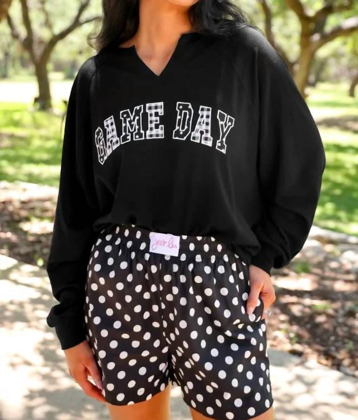 Jess Lea - Women's Game Day French Terry Pullover Top