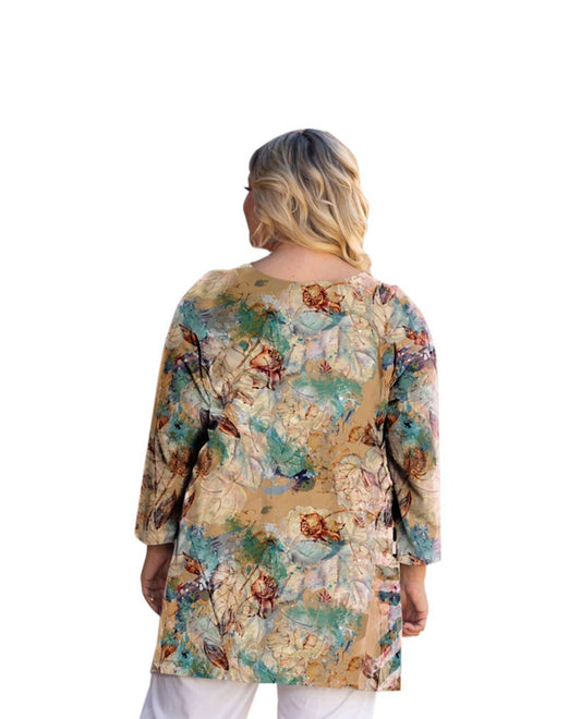 On The Plus Side - Printed Caiden Tunic - Plus