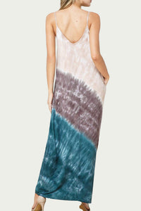 Bloidy - Tie Dyed Stretch Modal Jersey Maxi Dress