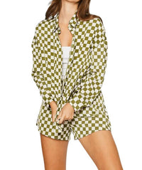Pretty Garbage - Fiorella Checkered Blouse
