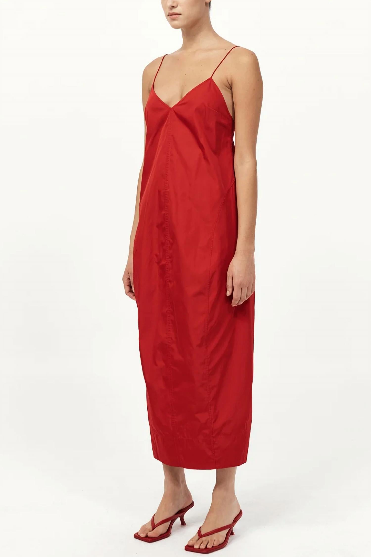 St. Agni - Paper Taffeta Cocoon Dress