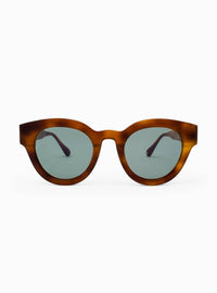 Aperçu Eyewear Women's Le Rond Sunglasses in cognac 01 - women's accessory - alternate view