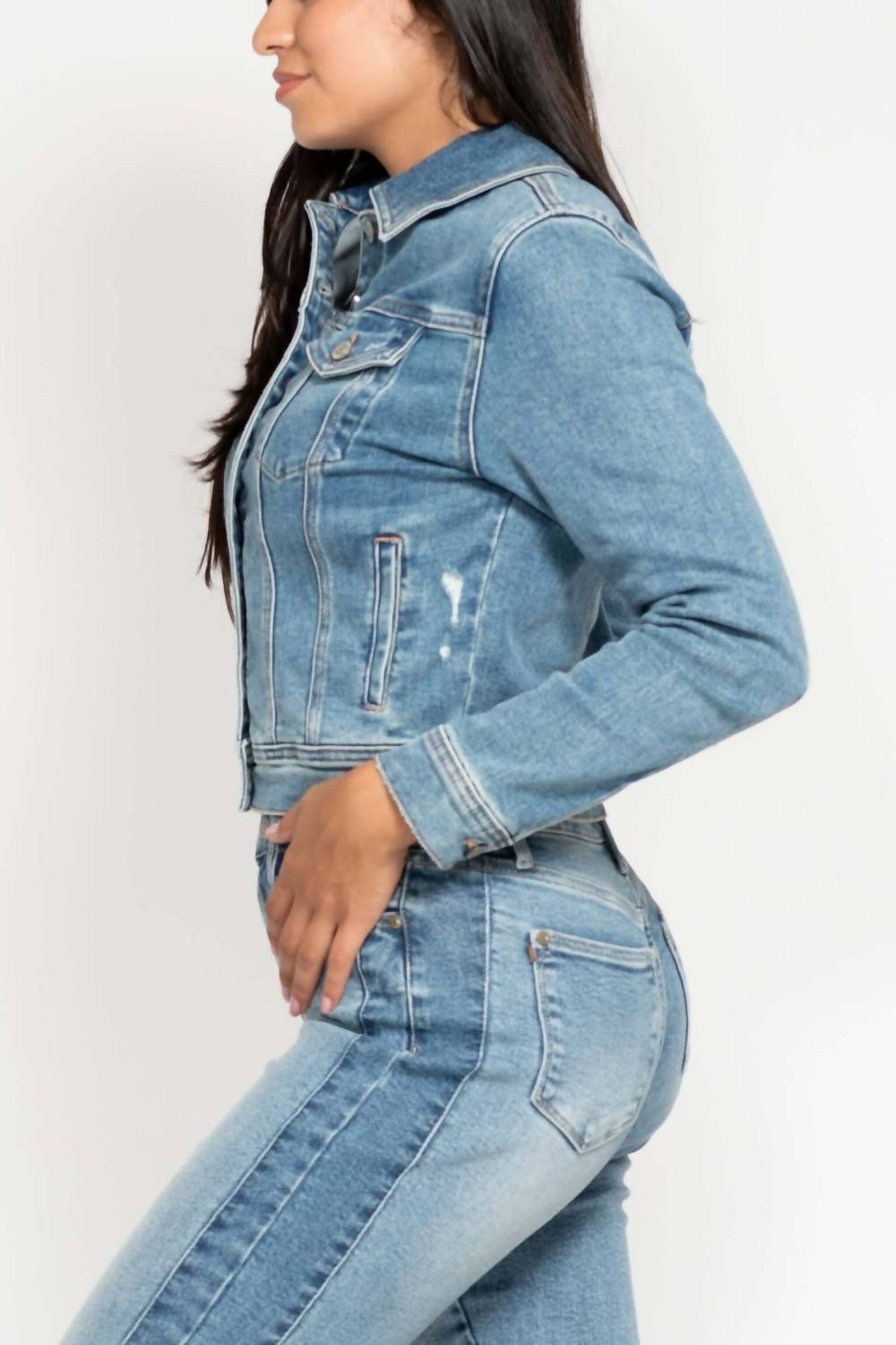 Judy Blue - Classic Vintage Wash Denim Jacket
