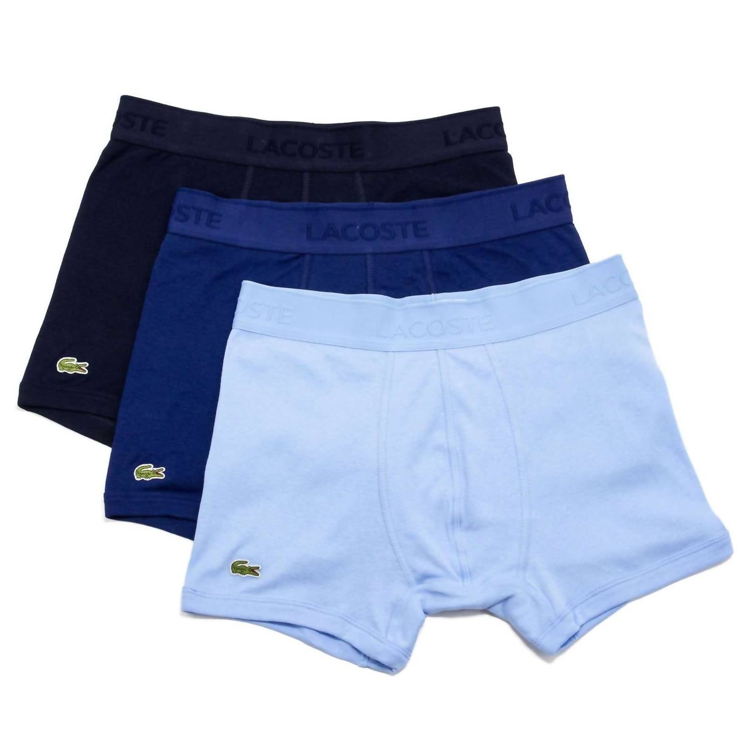Lacoste - Men's Essentials Classic 3-pack Cotton Trunks