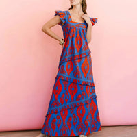 Sunshine Tienda - Zicatela Ikat Olla Dress