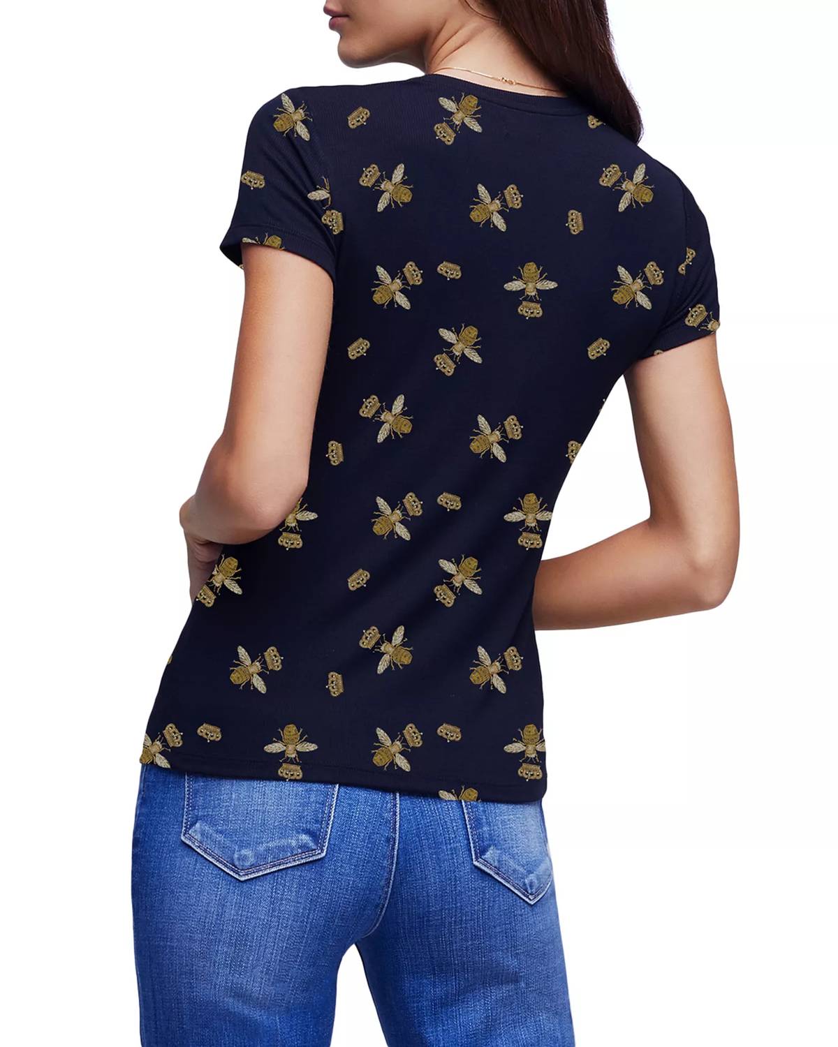 L'Agence - Ressi Bee Print Tee Shirt