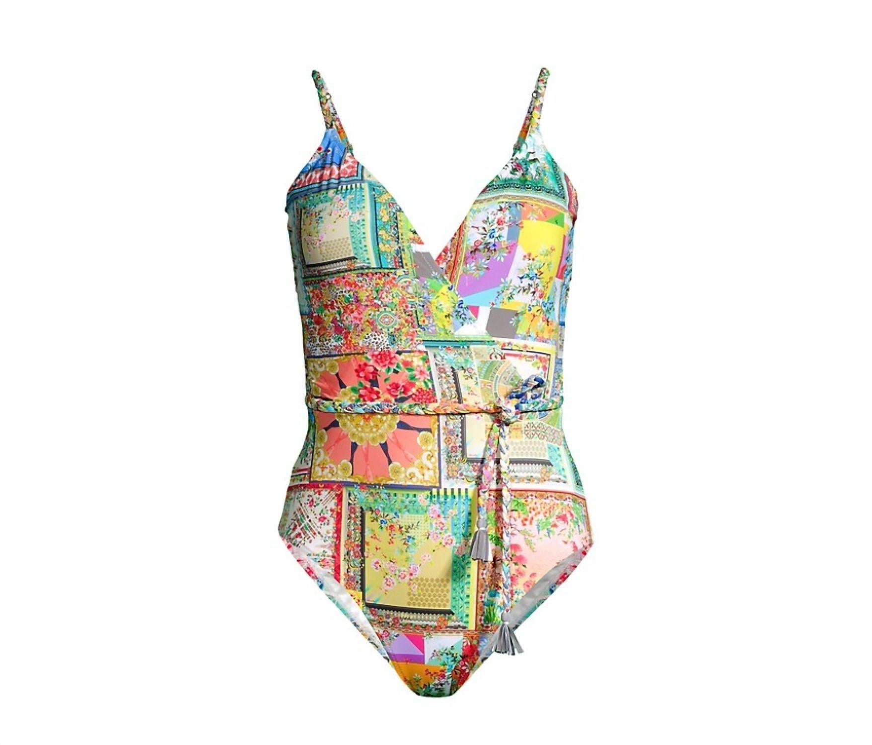 Johnny Was - FLEUR BRAIDED ONE PIECE WRAP SWIMSUIT