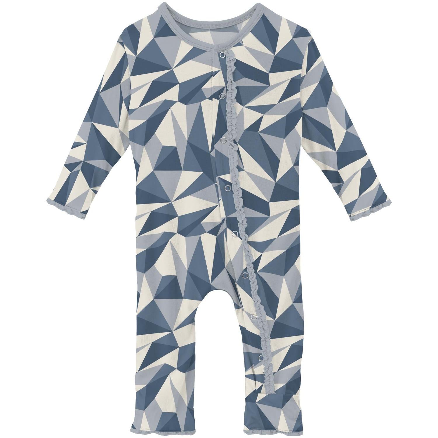 Kickee - Kids' Muffin Ruffle Coverall with Snaps