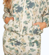 Renuar - Oyster Camo Print Skort