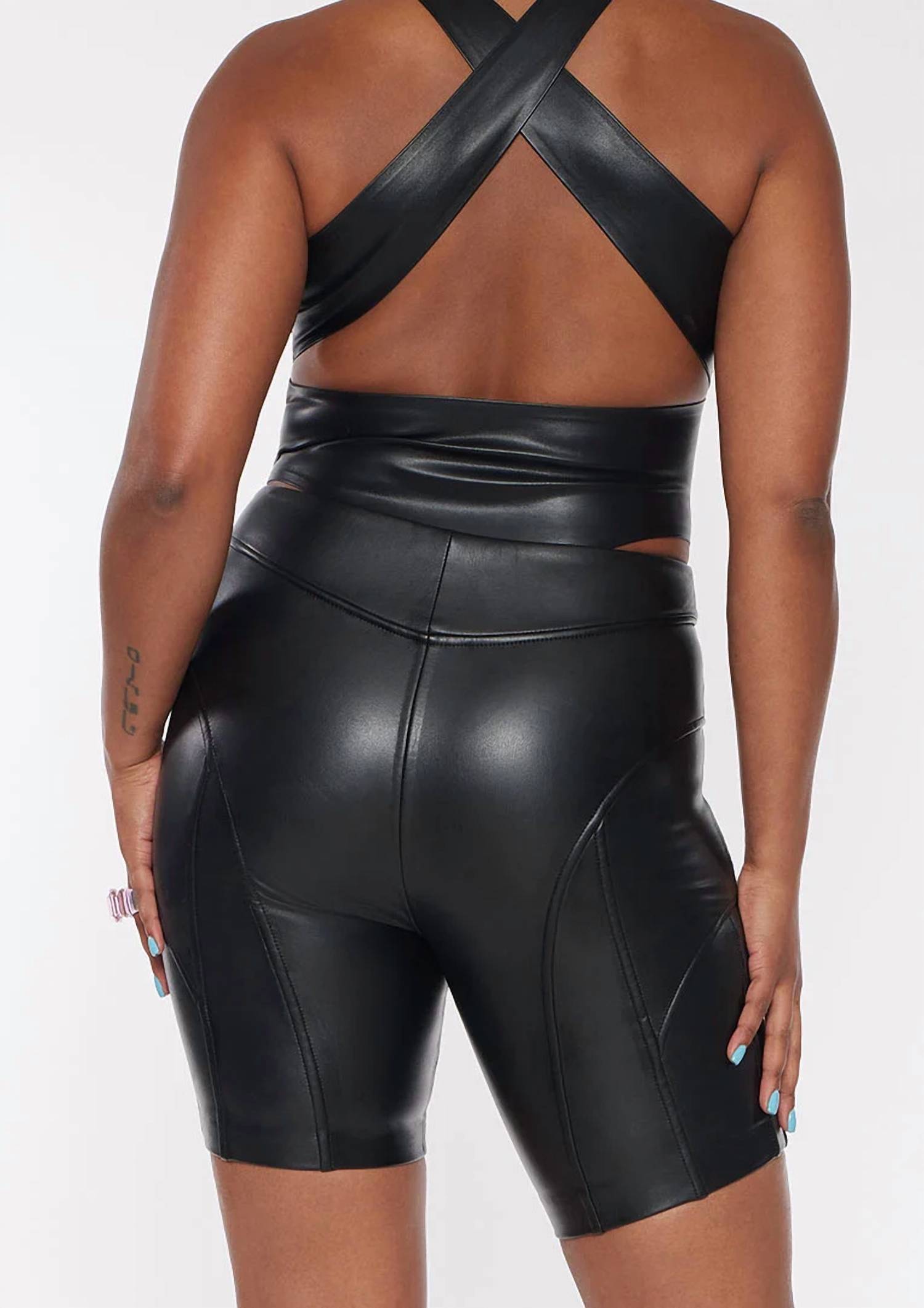 Circular Path - Vegan Leather Long Short