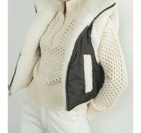 Aaron & Amber - Reversible Sherpa Cozy Vest