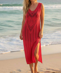 Umgee - Crochet Knit Beach Cover Up