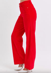 Judy Blue - Corduroy Wide Leg Trousers