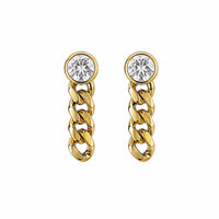 No Whining Designing - Women's Waterproof Stud Chain Dangle Earrings