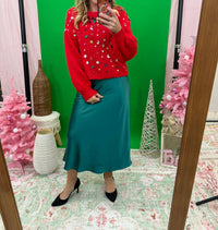 She + Sky - Confetti Sequence Sweater
