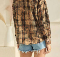 Faire - Bleached Plaid Shirt