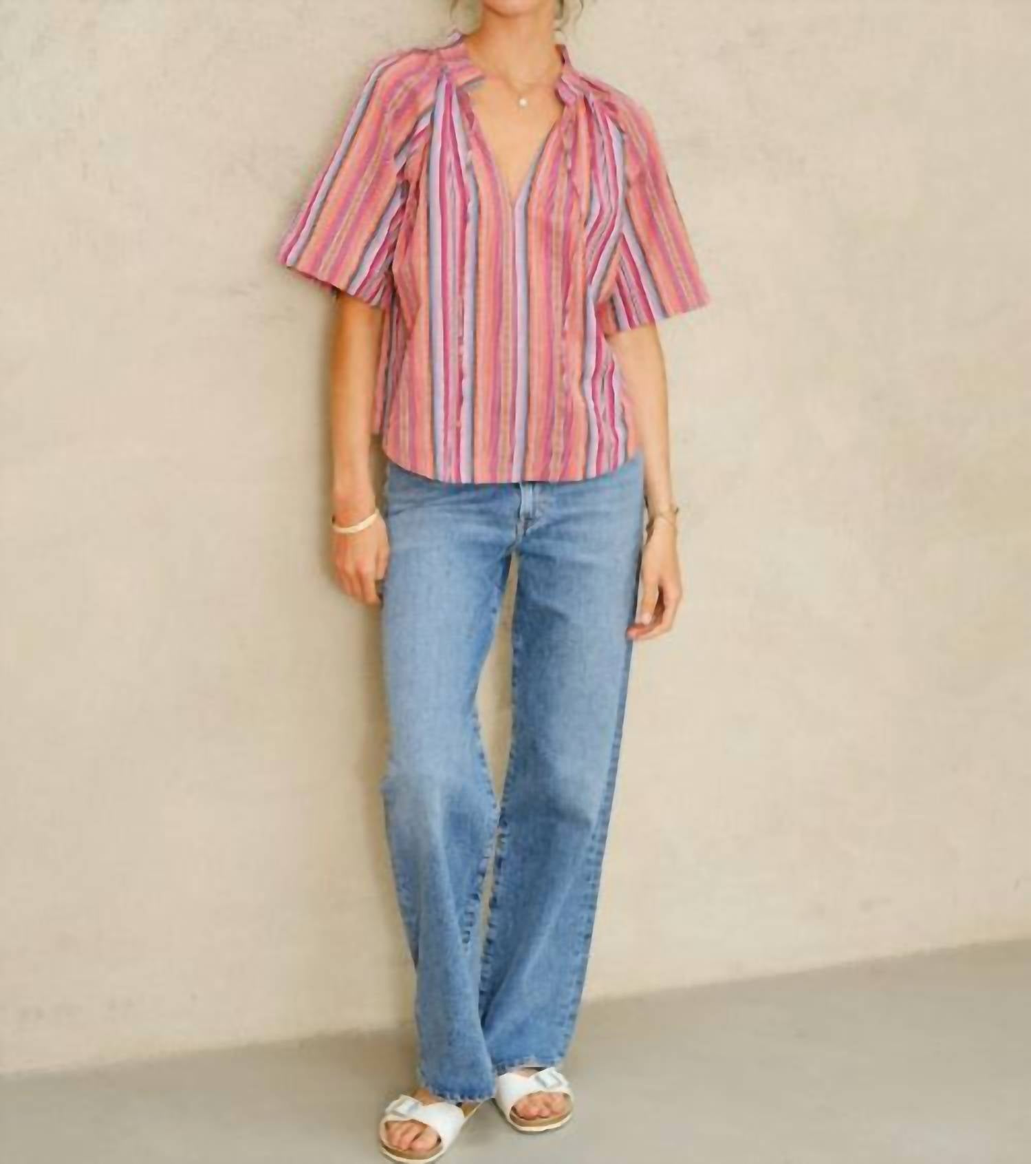 M.A.B.E. - Palmer Gathered Top