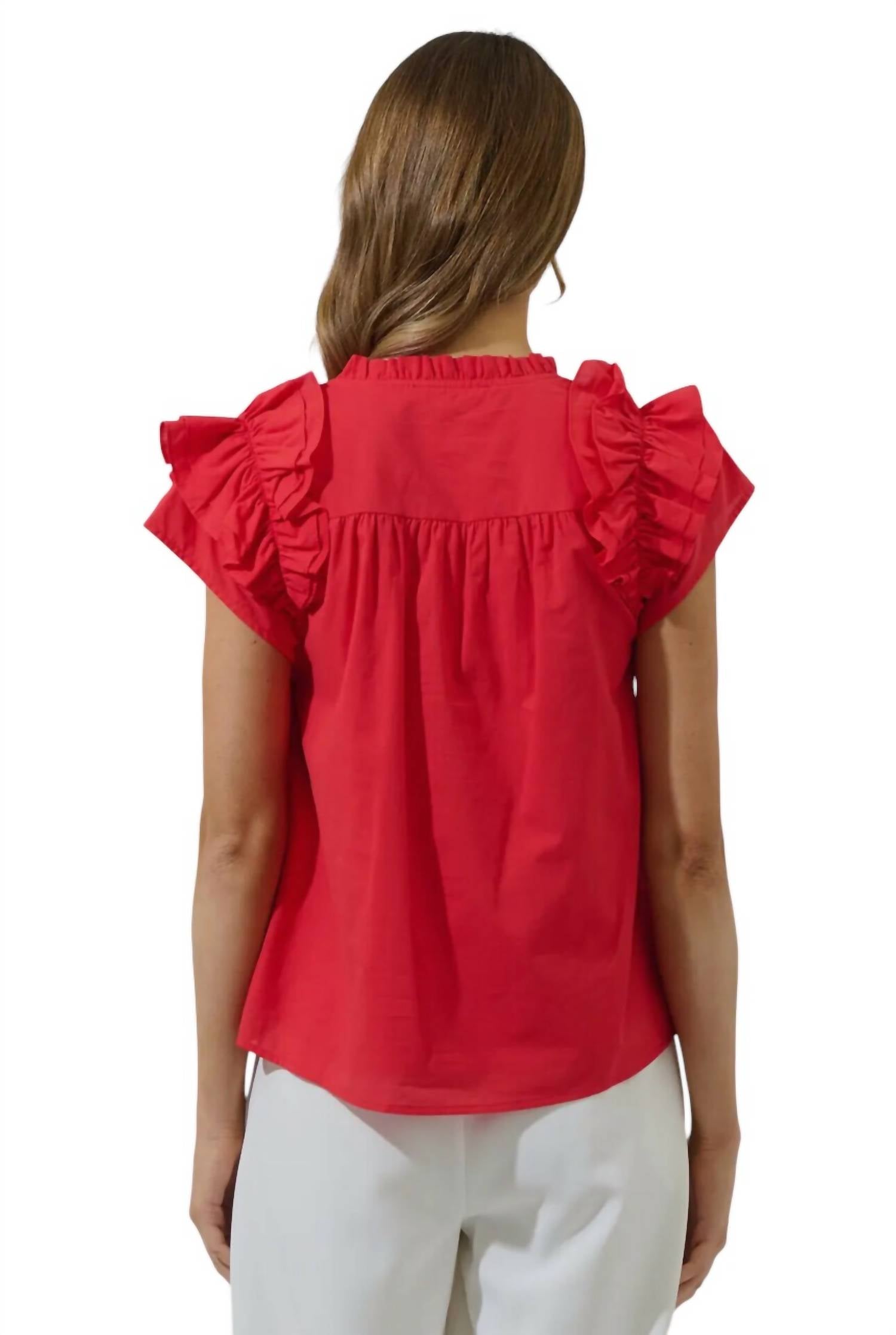 Sugarlips - Dillan Ruffle Top
