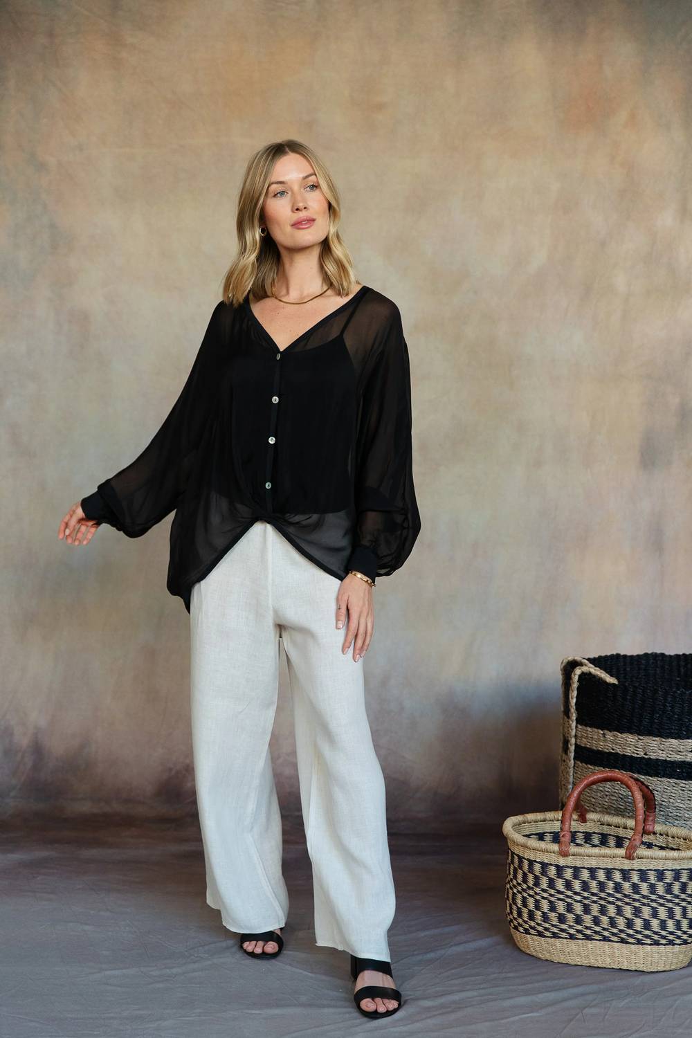 Cobblestone Living - Milani Silk Top