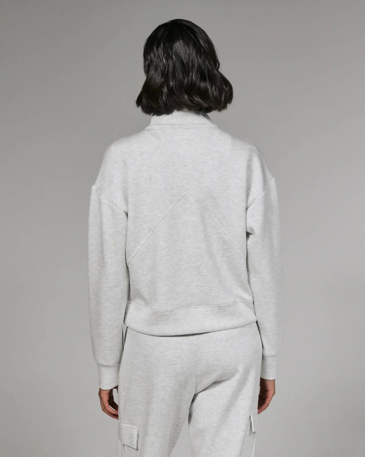 7Diamonds - Rev Crop Quarter-zip Sweatshirt