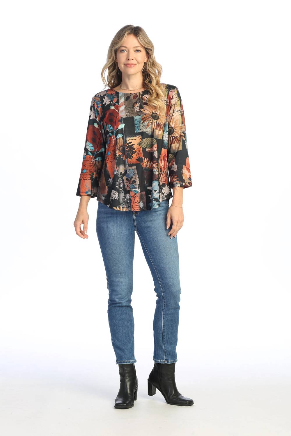 Jess & Jane - Chiffon Hem Top
