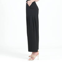 Clara Sun Woo - Pleated Wide Leg Pocket Pant