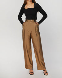 CLARE CROP SLEEVE TOP
