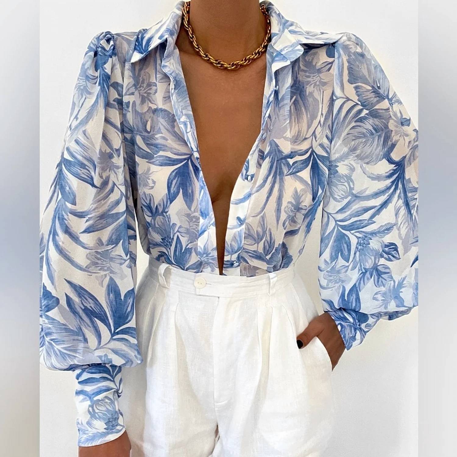 Runaway - Fleetwood Long Puff Sleeve Blouse