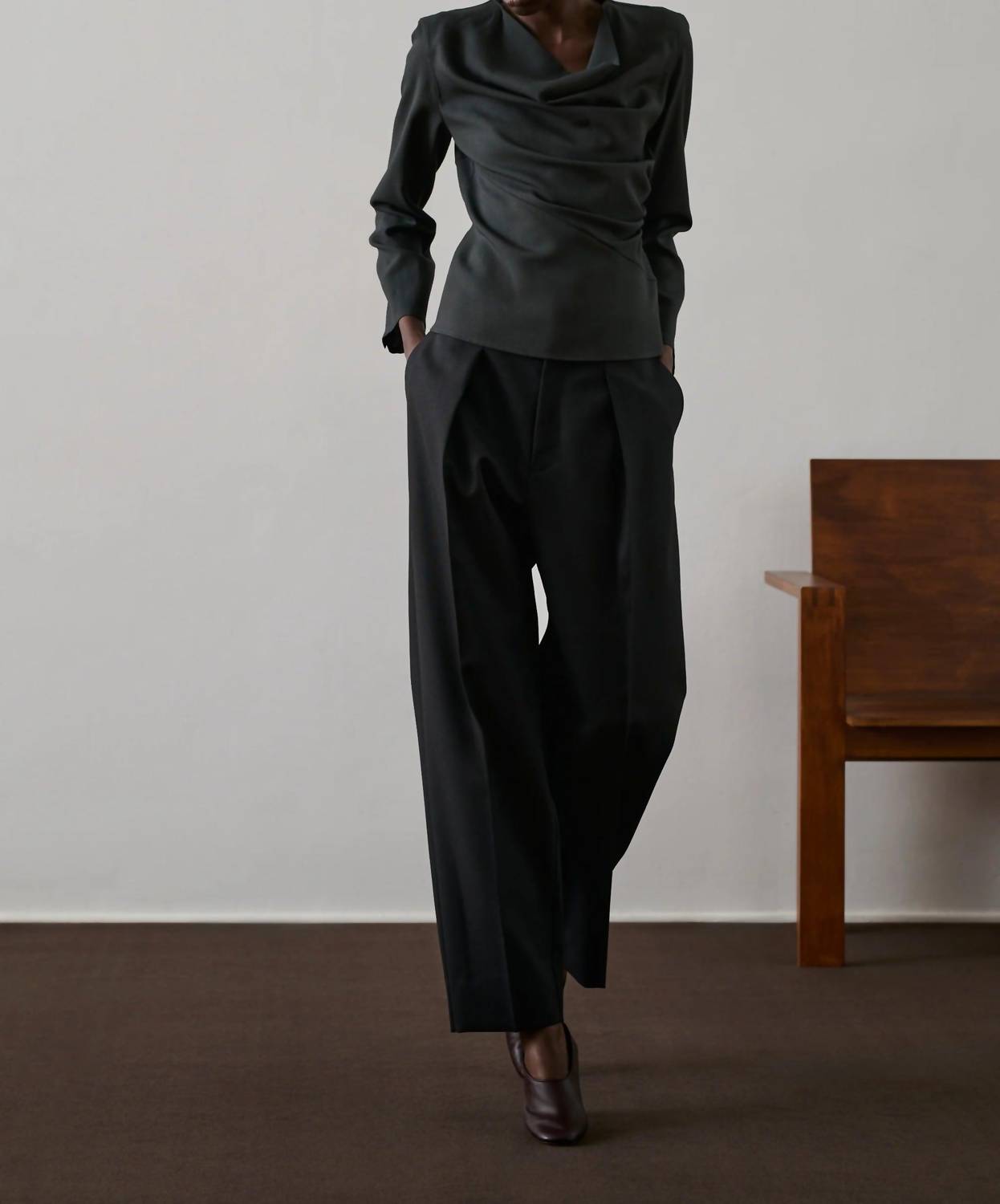 soeur The Fidele Blouse in black - women's blouse