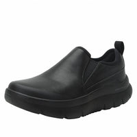 Alegria Women's Shift Lead Professional Shoes in black out - women's sneaker - detail view