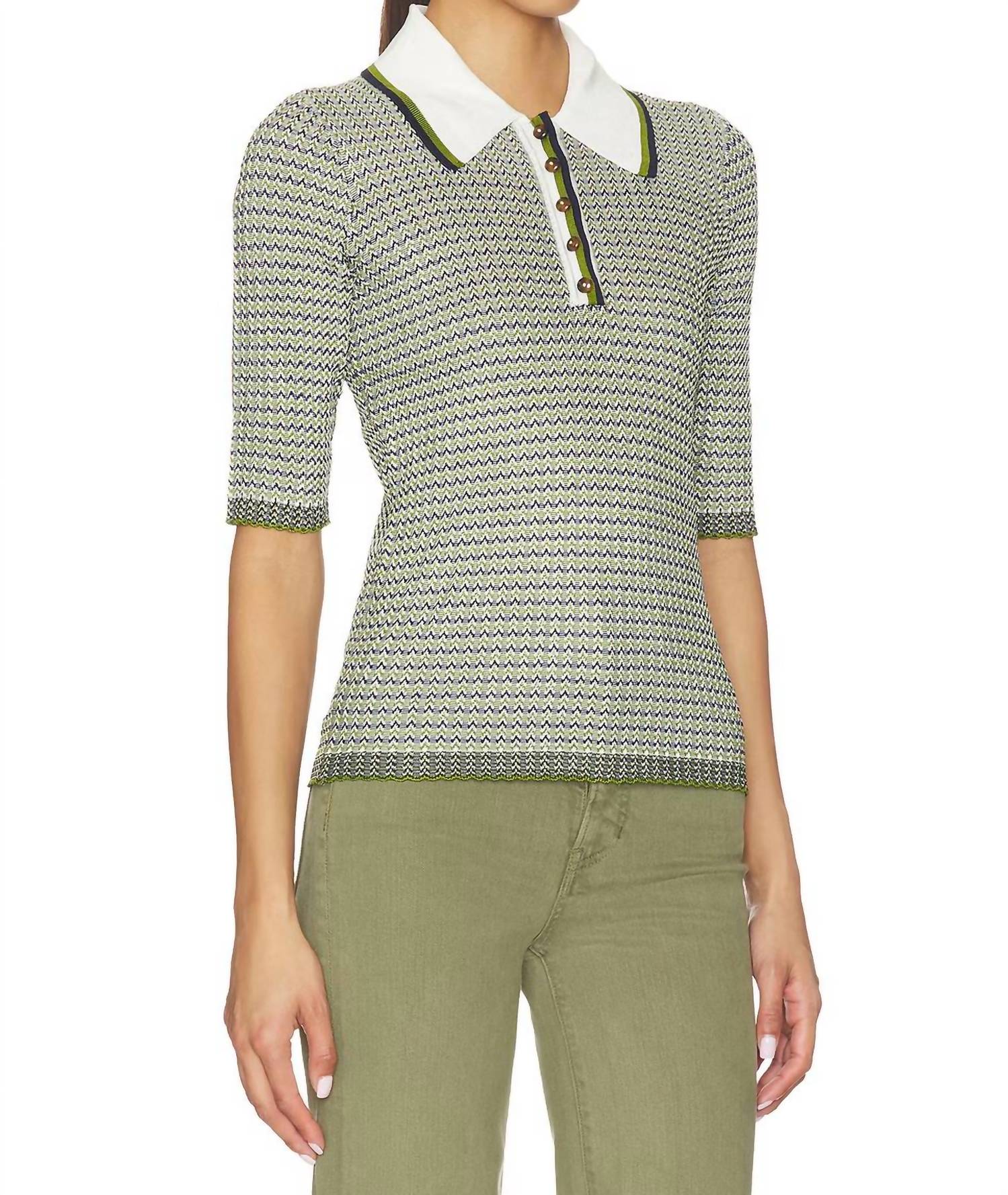 Veronica Beard - Soza Polo Top