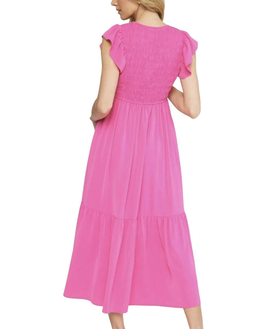 Entro - Tiered Smocked Dress