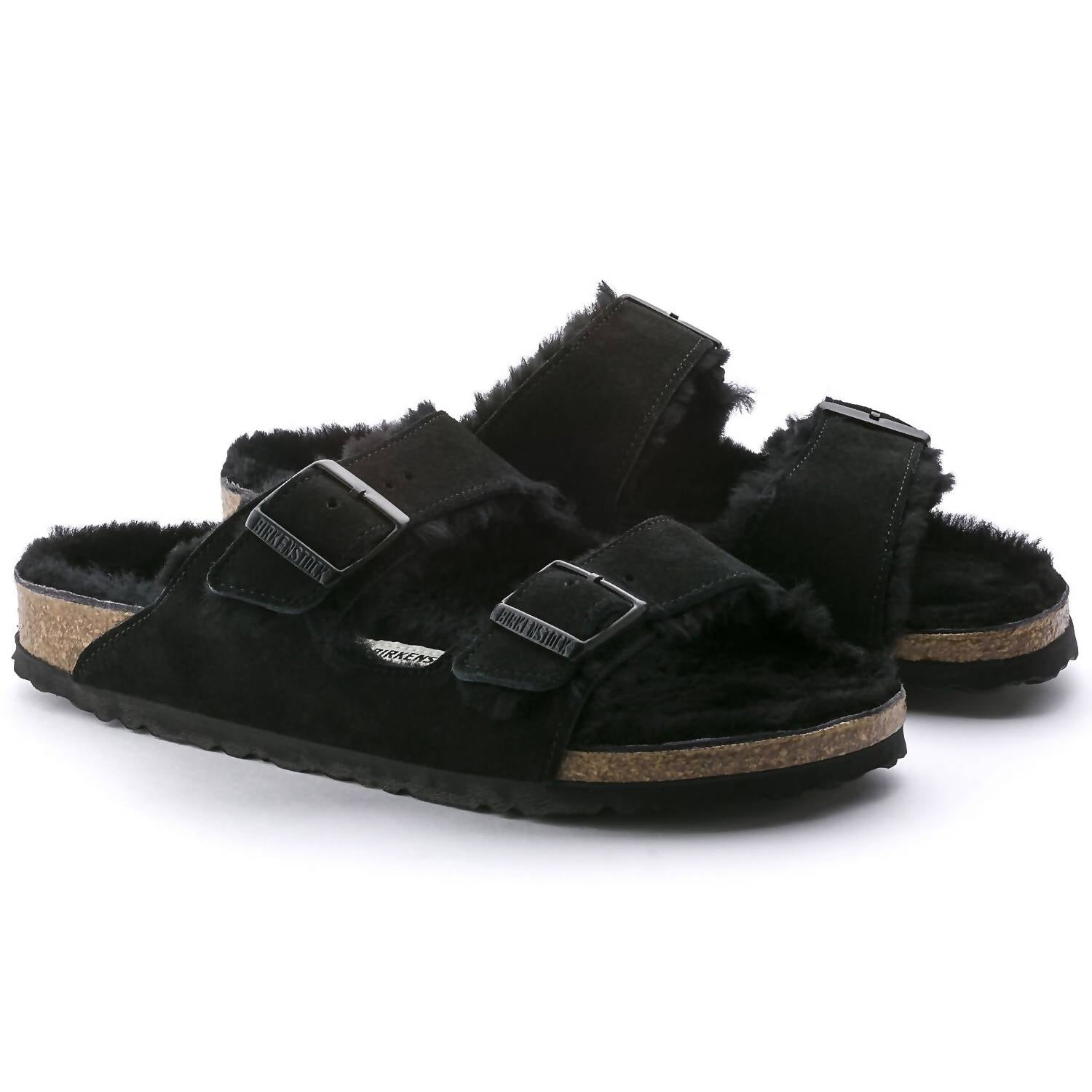 Birkenstock - Men's Arizona Shearling Suede Sandals