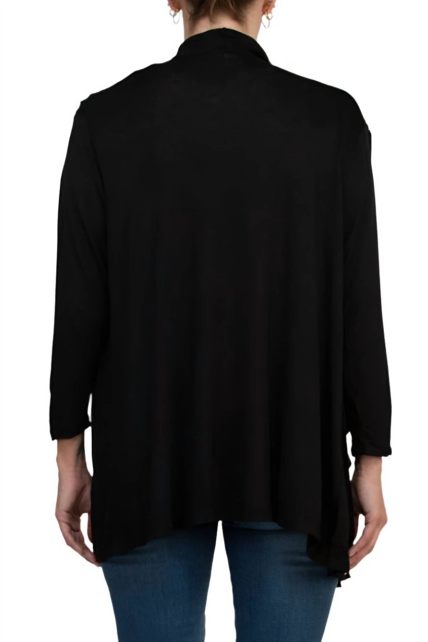 Anne Rose - Sequined Long Sleeves Cardigan