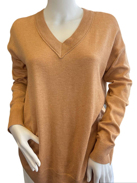 V Neck Loose Fit Sweater