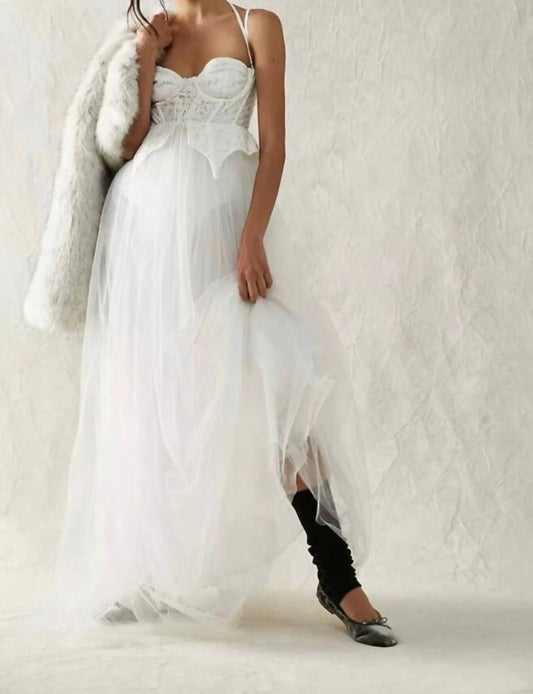 For Love & Lemons - Lily Tulle Corset Bridal Dress