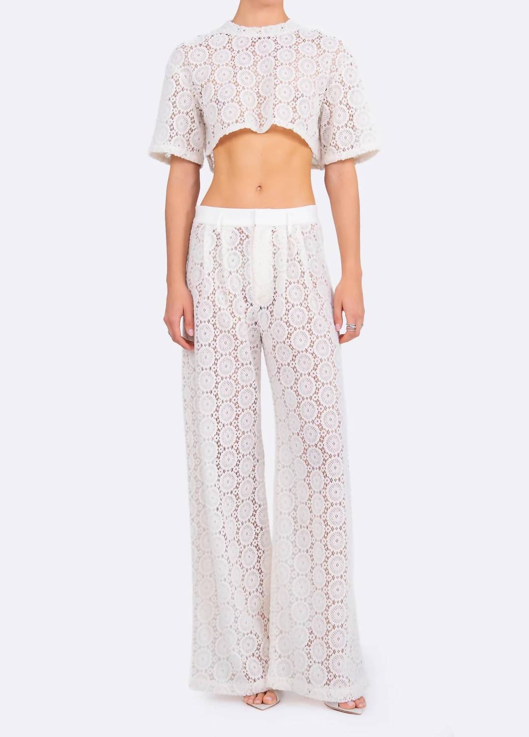 Nonchalant Label - Cami Crew Neck Crop Top