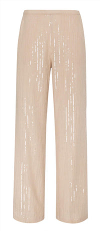 Sanctuary Coastal Pull On Wide Leg Pants in sand sequin stripe - women's pants - view 7
