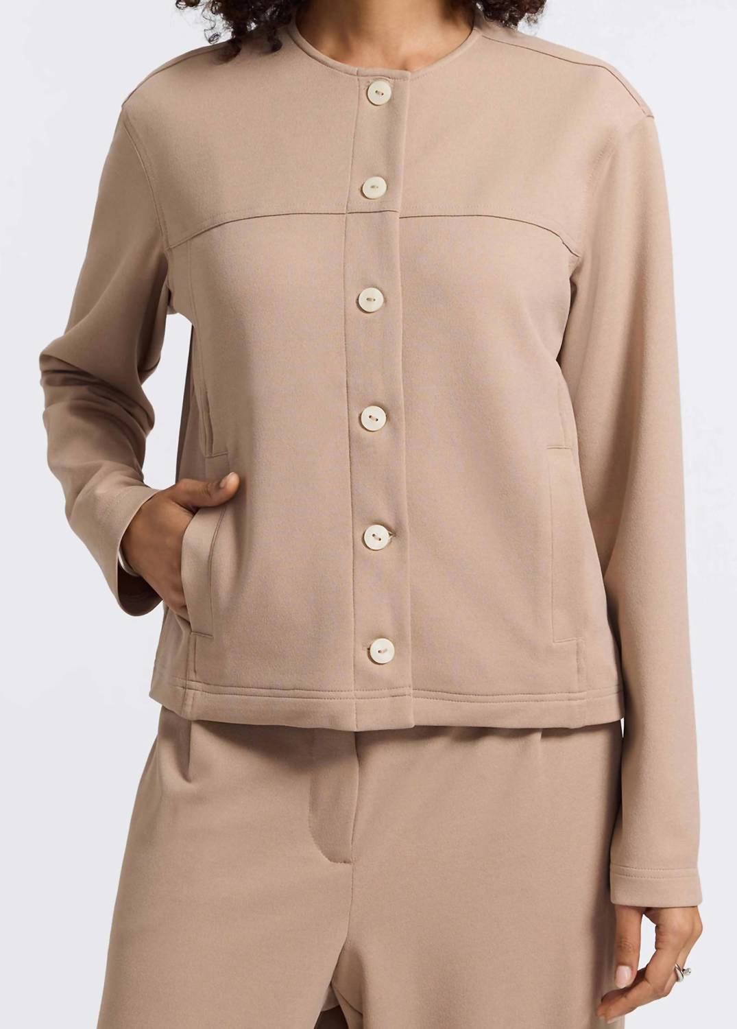 Foxcroft - Valerie Crepe Knit Jacket