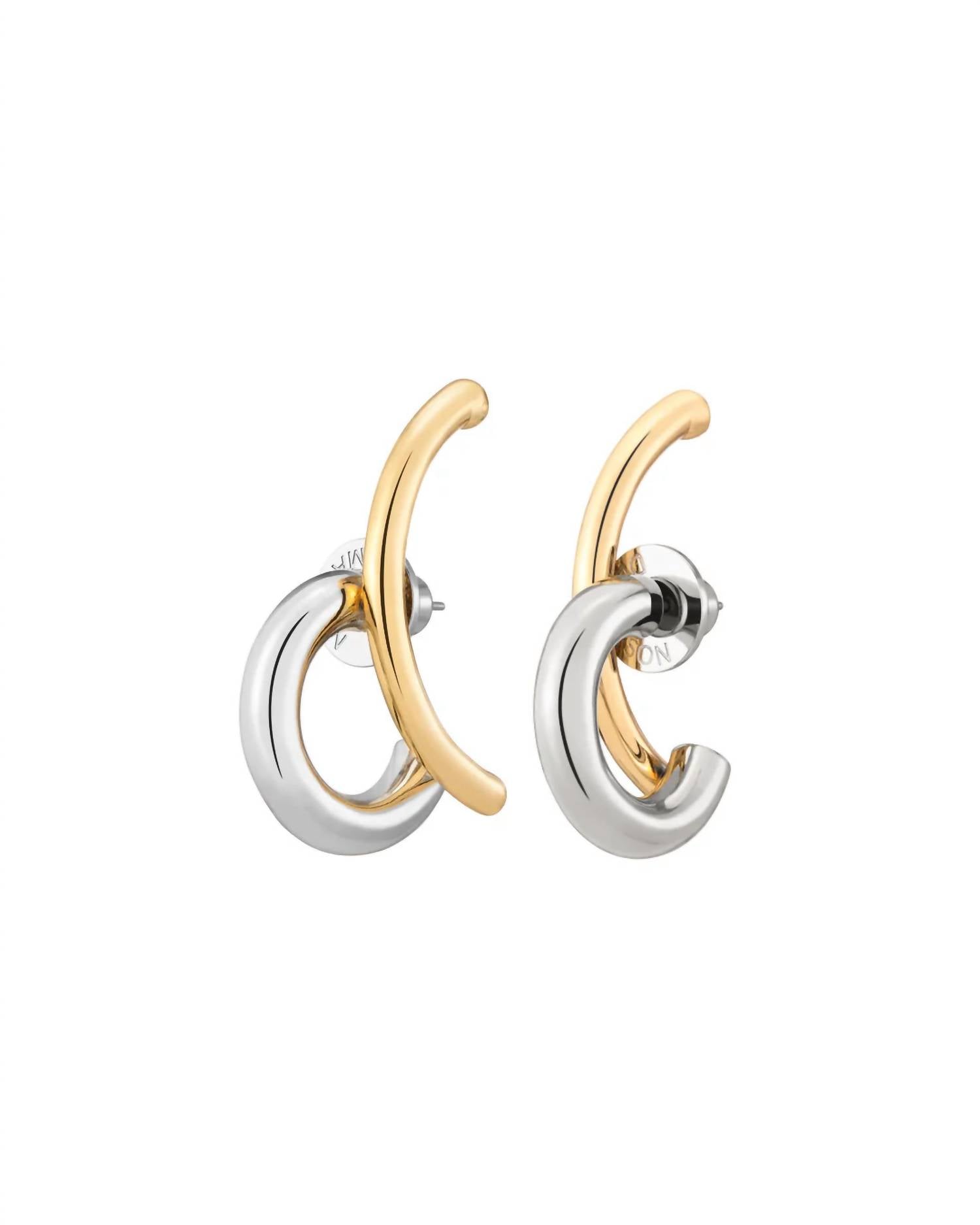 Demarson - Women's Marisa Two Toned Hoop