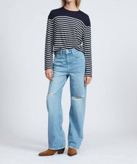 Rag & Bone - Logan Mid-rise Wide Leg Jeans