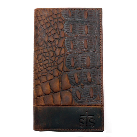 Sts Ranchwear - Men's Croc Bifold Wallet