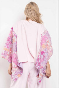 Blue Velvet - Kantha Poncho Top