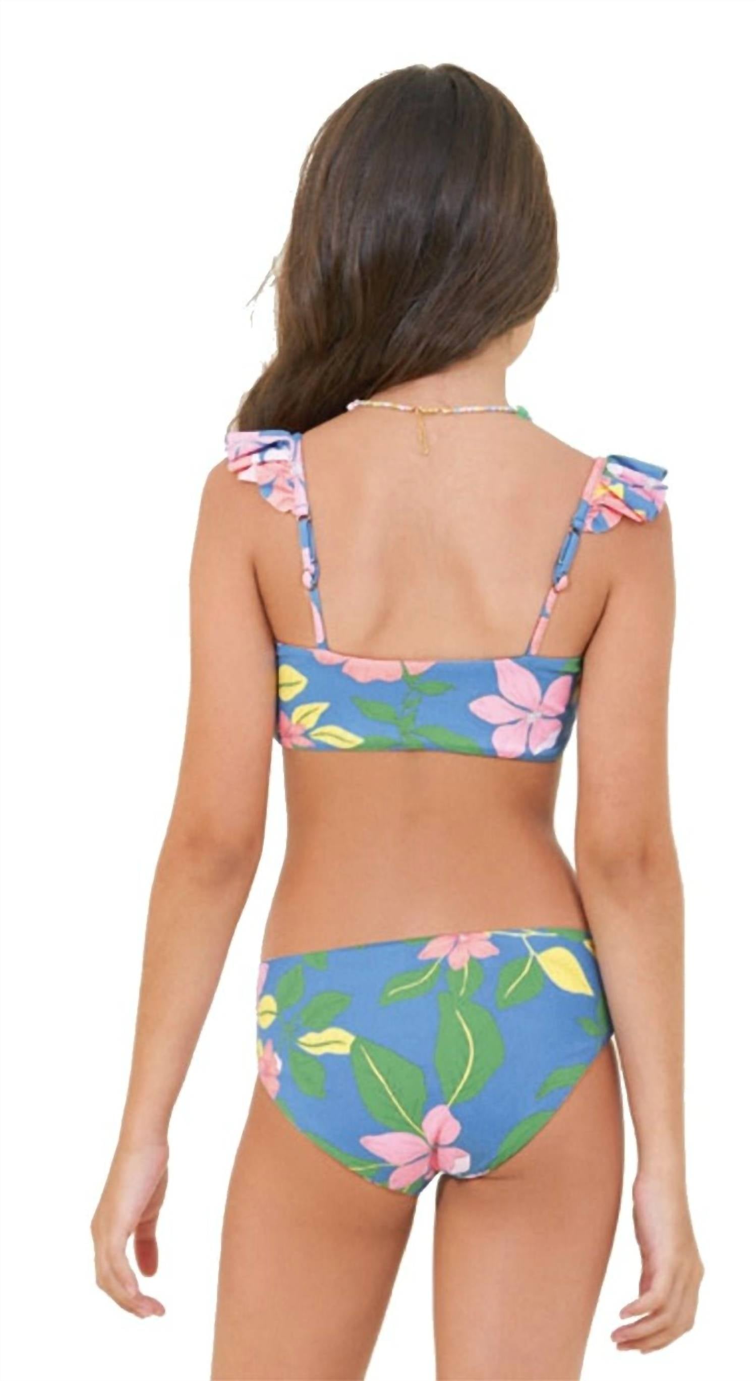 Maaji - Kids' Star Flower Tigerlily Bikini Set