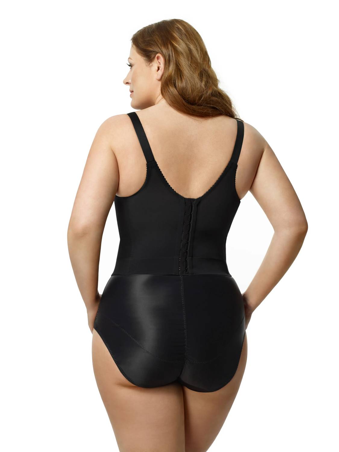 Elila - Embroidered Softcup Long Line Back Hook